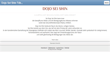 Tablet Screenshot of dojo-seishin-tuebingen.de